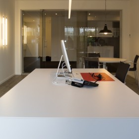 interieur aanpassing van een bureau