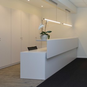 interieur aanpassing van een bureau